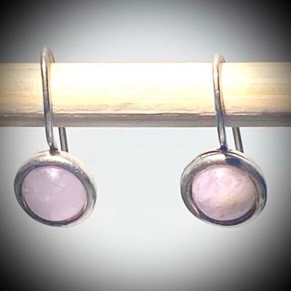 AFB# Sterling Silver & Moonstone Dangle Earring - Picture 1 of 5
